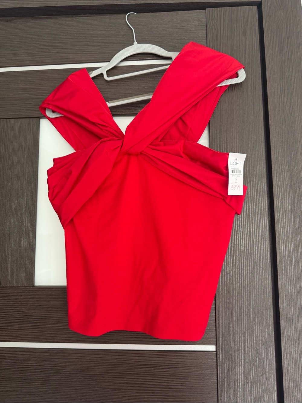LOFT Taffeta Ponte Off-The-Shoulder Top
